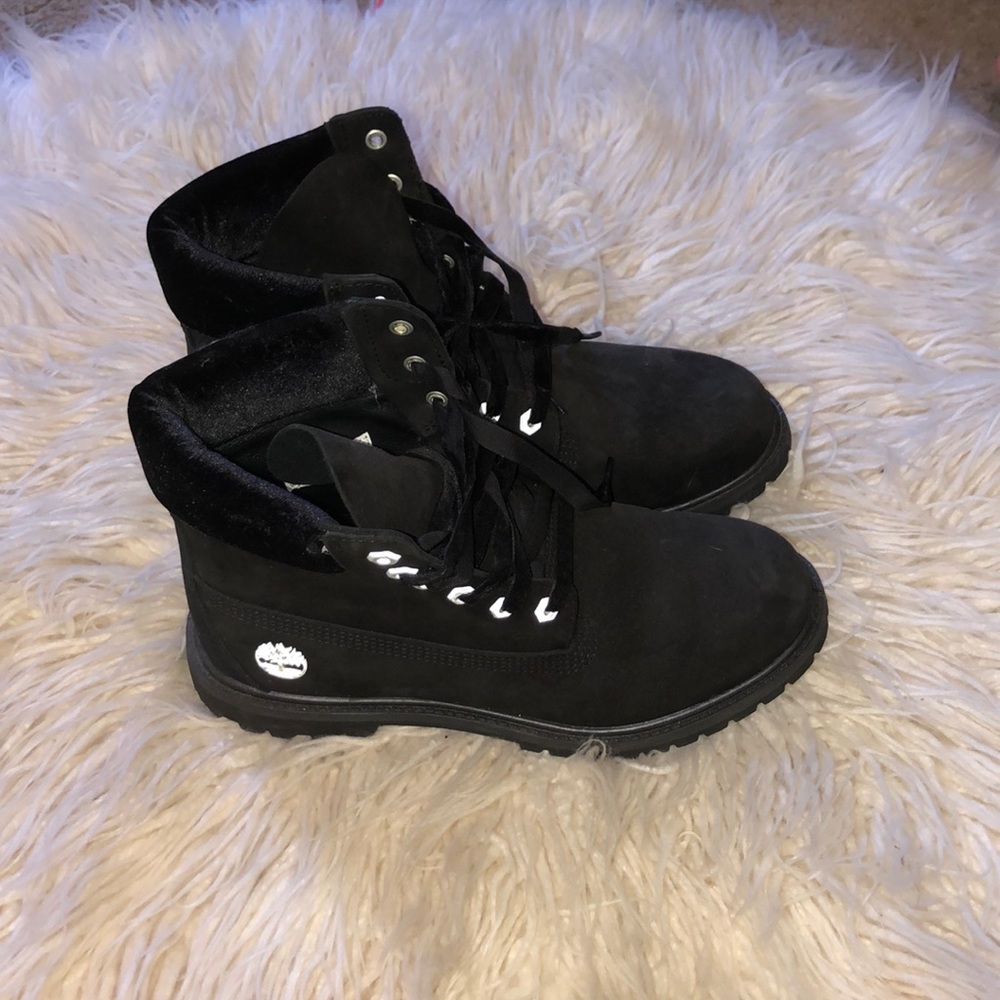 Brand new black timberlands